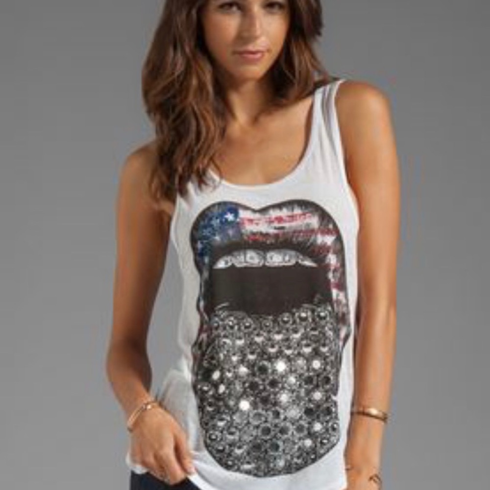 BLACK Lauren Moshi muscle tee | Size Large| Like New | BLACK
